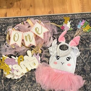 Some Bunny is One party decor!